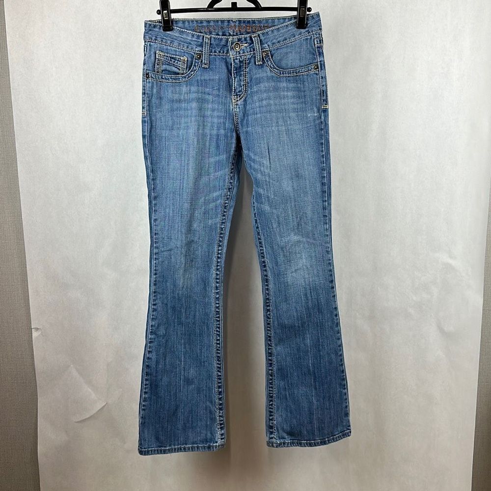 Cruel Girl Medium Blue Boot-Cut Jeans